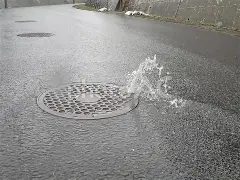 大雨による冠水に☔注意🌊🌊🌊